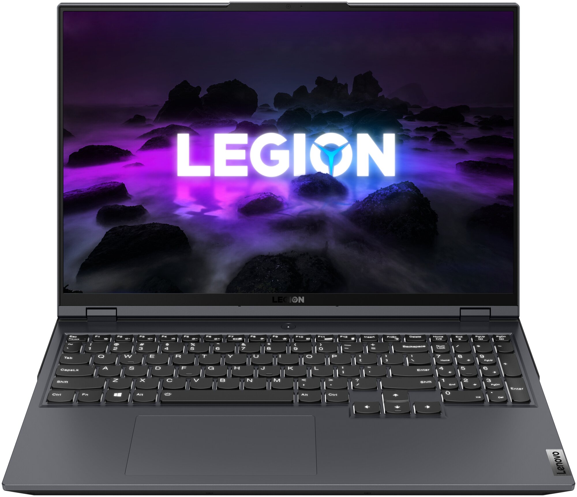 16" Ноутбук Lenovo Legion 5 Pro Gen 7 16IAH7H 2560x1600, Intel Core i7-12700H 2.3 ГГц, RAM 16 ГБ, SSD 1 ТБ, NVIDIA GeForce RTX 3070 Ti, без ОС, RU, 82RF00DURK, Storm Grey