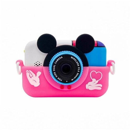 Детский фотоаппарат Mickey Mouse (розовый) детский цифровой фотоаппарат children s fun camera mickey mouse с селфи камерой 28 мп