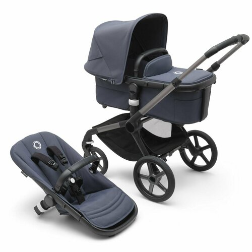 Коляска Bugaboo Fox 5 Graphite/ Stormy blue/ Stormy blue