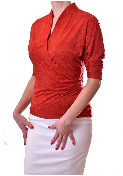 Блуза  TheDistinctive, размер S, красный
