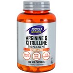 Аминокислотный комплекс NOW Arginine 500 mg & Citrulline 250 mg - изображение