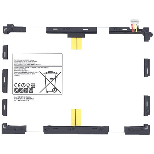 Аккумуляторная батарея EB-BT550ABE для Samsung Galaxy Tab A 9.7 SM-T550, SM-T555 аккумулятор cameron sino cs smt550sl для samsung galaxy tab active sm t365 eb bt365bbe