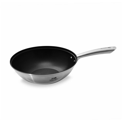 Сковорода ВОК Sabatier из нержавеющей стали с антипригарным покрытием, 28 см