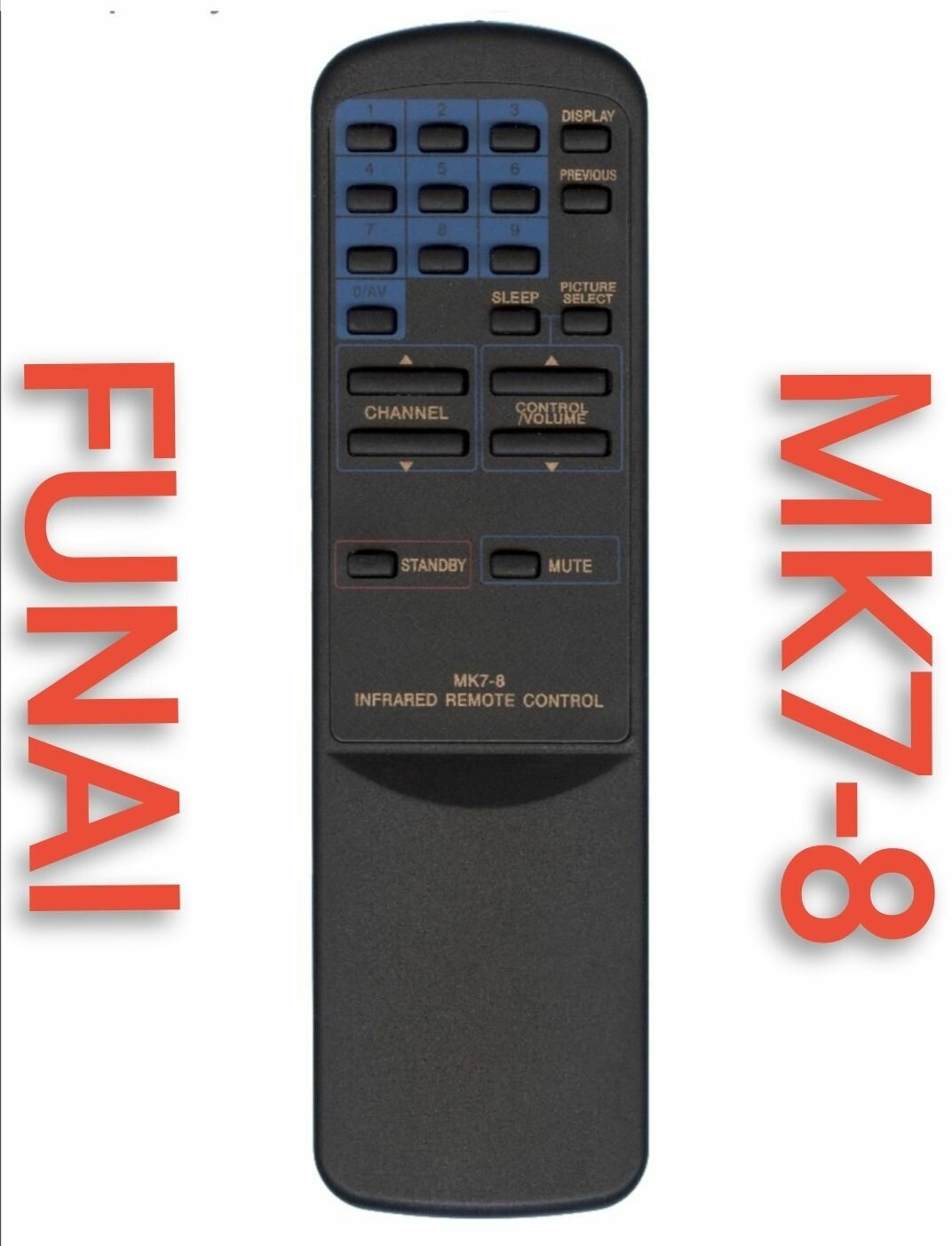 Пульт MK7,8 /MK7-8 для FUNAI/фунай телевизора