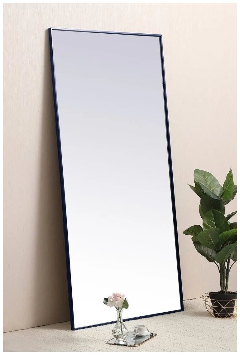 Зеркало настенное зеркало интерьерное ONE MIRROR 160х80 см, чёрное - фотография № 4