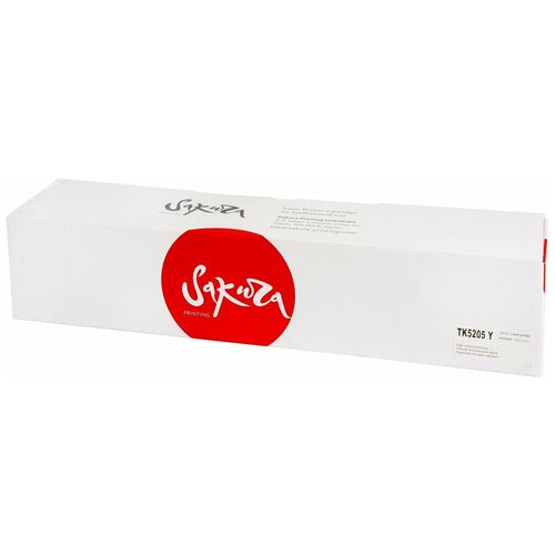 Картридж Sakura SATK5205Y (Kyocera TK-5205Y - 1T02R5ANL0) 12000 стр, желтый картридж konica minolta 1710604 006 12000 стр желтый