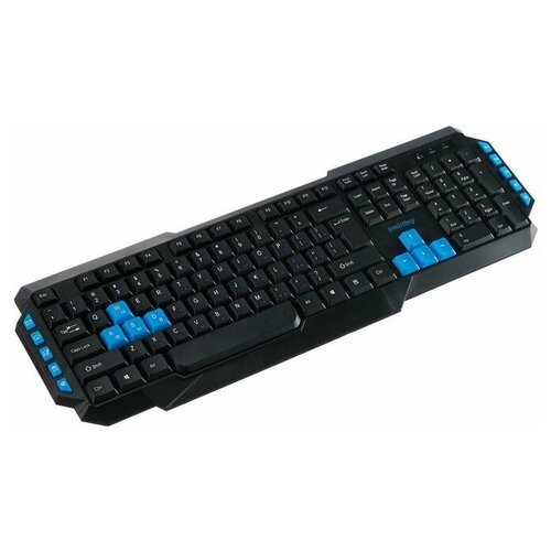 Клавиатура Smartbuy ONE 231, беспроводная, мембранная, 114 клавиш, USB, черная