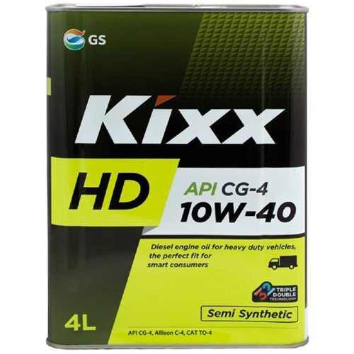 Kixx Масло Моторное Kixx Hd 10w-40 Cg-4 Полусинтетическое 4 Л