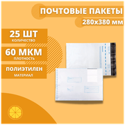 Почтовый пакет 280*380мм "Почта России", 25 шт