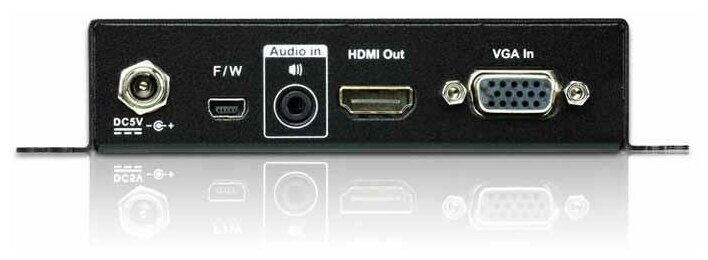 Конвертер ATEN VC182 / VC182-AT-G, Конвертер интерфейса VGA-HDMI с поддержкой звука и м... ATEN VC182-AT-G