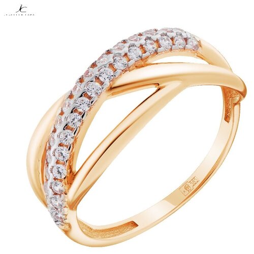 Кольцо золотое с фианитами арт. 1113993