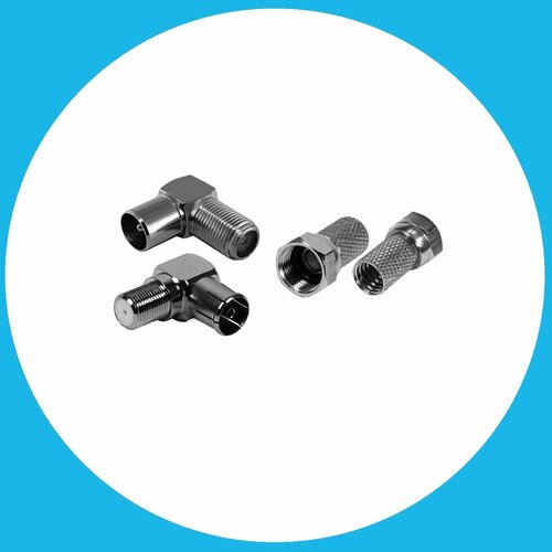 Антенный штекер угловой (штекер уг. 