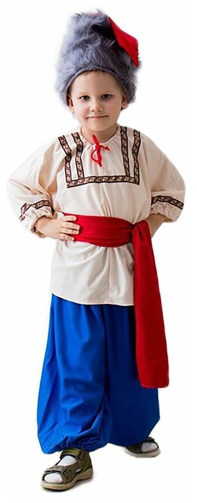 Карнавальный костюм казак, на рост 104-116 см, 3-5 лет, Бока 1123-бока