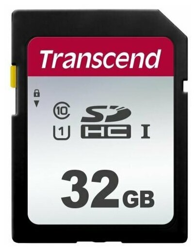 Карта памяти 32GB Transcend TS32GSDC300S SDHC Class 10 U1 300S