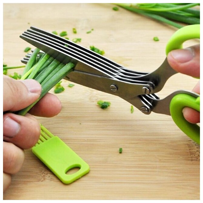 Ножницы для нарезки зелени - фотография № 15