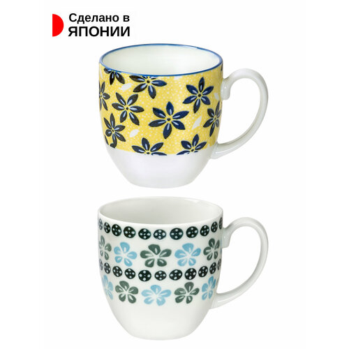 Набор посуды из фарфора / Кружки для чая 300 мл, 2 шт