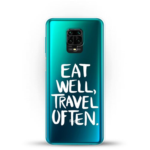фото Силиконовый чехол eat well на xiaomi redmi note 9s andy & paul