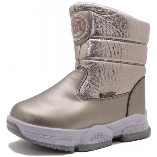 фото Tom miki b-7836-av детские сапоги бронзовый искусственная кожа зима, размер 31 tom&miki