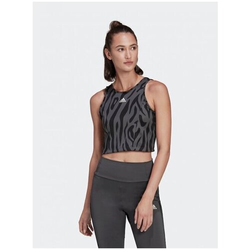 фото Майка ha1190/adidas/(wanmlcrop)/grey five/2xs