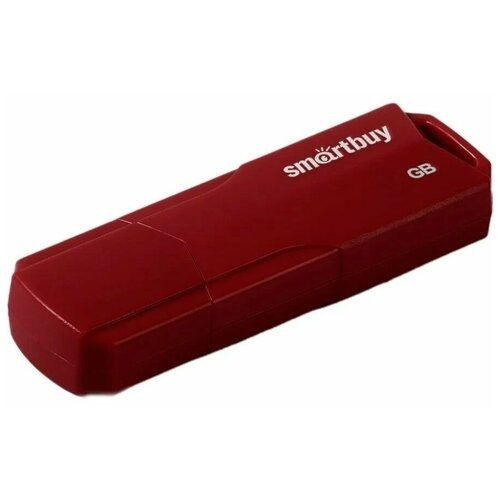 Флешка 4Gb USB 2.0 SmartBuy Clue, бордовый (SB4GBCLU-BG) usb 64gb smartbuy clue жёлтый