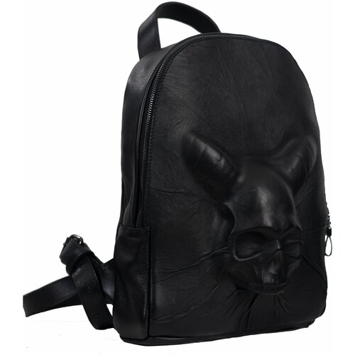 Рюкзак кожаный - Horned skull DAGON (0072)