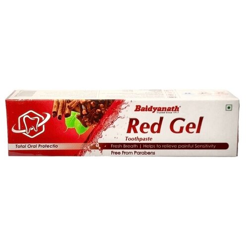 Зубная паста Красный гель Red Gel Baidyanath 100г 159₽