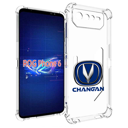 Чехол MyPads Changan-чанган мужской для Asus ROG Phone 6 задняя-панель-накладка-бампер