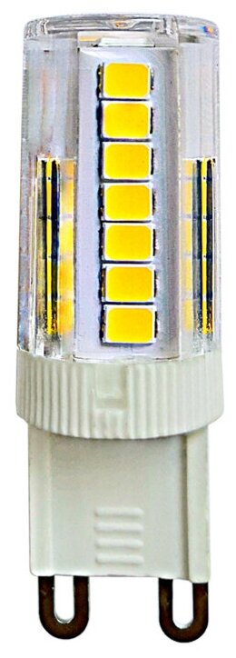 Uniel LED-JCD-5W/3000K/G9/CL GLZ09TR Лампа светодиодная, прозрачная UL-00006748