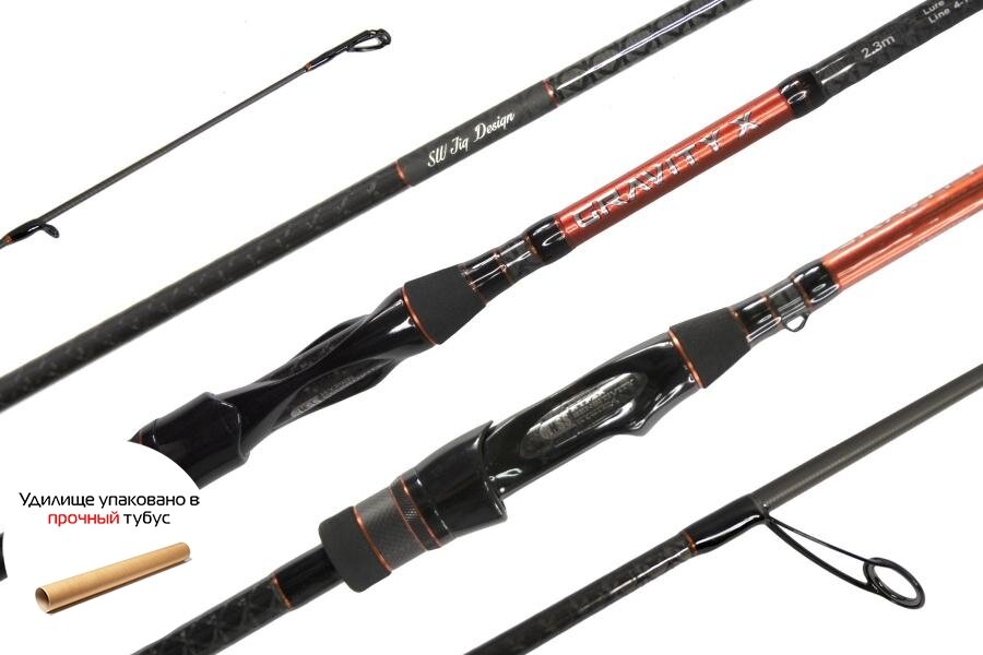 Удилище спиннинговое Maximus GRAVITY-X JIG 245H 2,45m 20-55g MJSSGX245H