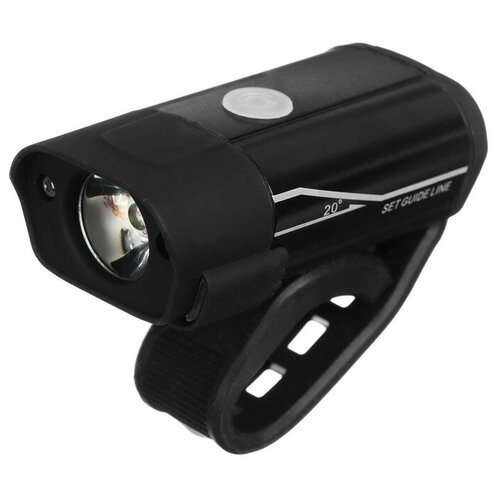 фото Фонарь велосипедный передний, 2 светодиода, 3 режима noname