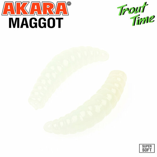 Силиконовая приманка Trout Time MAGGOT 1,6 Cheese 40.6мм, 10 шт. №12