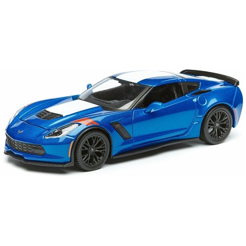 Maisto Машинка синяя - Chevrolet Corvette Grand Sport 2014г 1:24