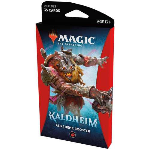 Дополнение для настольной игры - тематический бустер Red - Magic: the Gathering издания Kaldheim на английском языке дополнение the king s golem королевский голем на английском языке для настольной игры алхимики