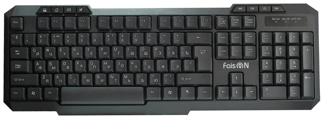 Клавиатура FaisON SHOOTER KB118-B Multi-Device чёрный