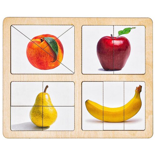 Разрезные картинки Фрукты-1 разрезные картинки фрукты 2