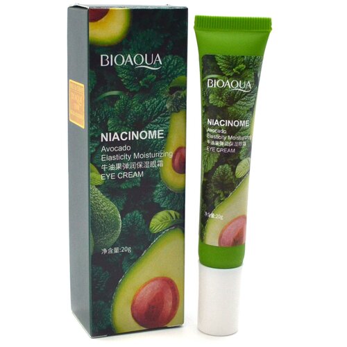 Bioaqua Niacinome Avocado Elasticity Moisturizing Eye Cream Крем для век с экстрактом авокадо, 20 г