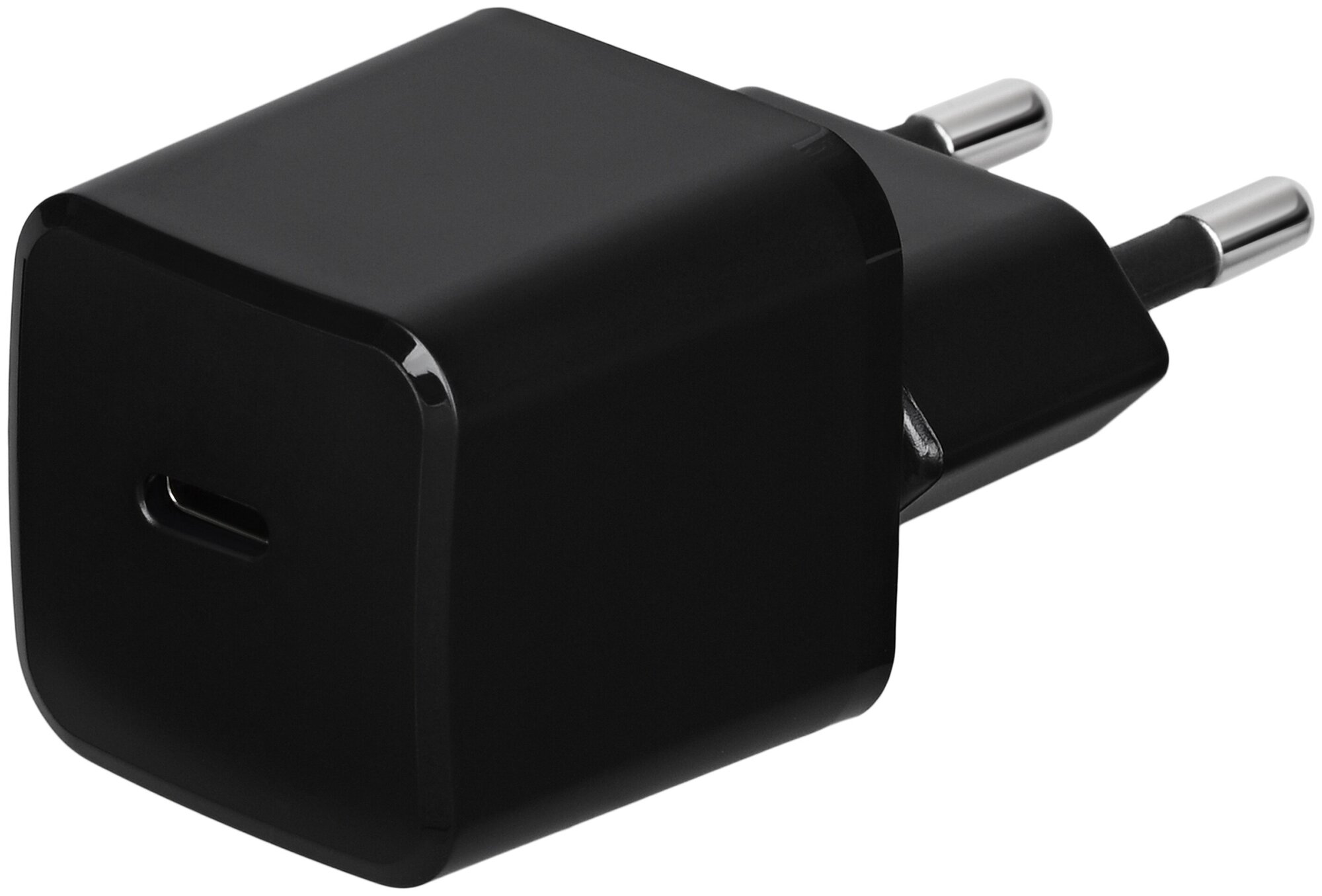 Сетевое зарядное устройство TFN nano TypeC PD 20W black без кабеля зарядка для смартфона зарядка на андроид