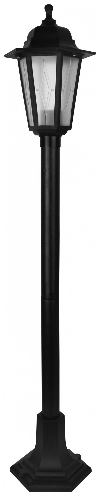 Садово-парковый светильник-столб Camelion PP6101 C02 НТУ 06-60-002 У1 "Оскар 3" черный 1 метр 6-г