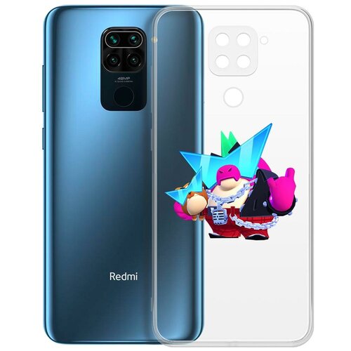 Чехол-накладка Clear Case Brawl Stars-Плохиш Базз для Xiaomi Redmi Note 9 чехол накладка clear case brawl stars плохиш базз для xiaomi redmi 9a