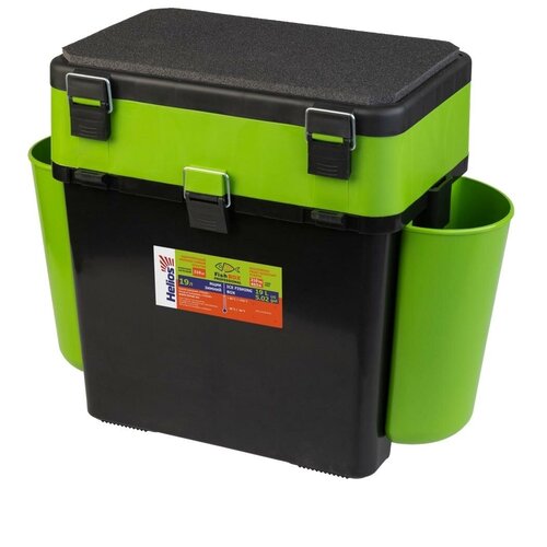 Ящик зимний Тонар Helios FishBox (19л) зеленый тонар ящик зимний fishbox 10л зеленый helios зеленый