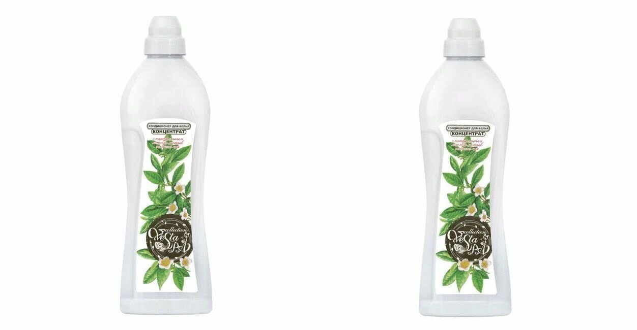 фото Vesta Кондиционер для белья Spa Collection Зеленый чай, 1 л, 2 шт