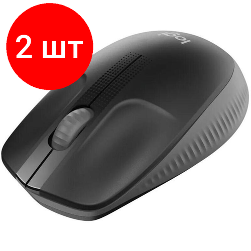Комплект 2 штук Мышь компьютерная Logitech WRL M190 BLACK 910-005923 486300₽