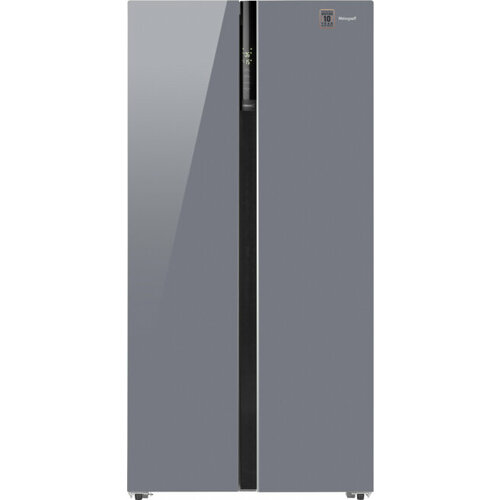 Холодильник side by side Weissgauff Wsbs 600 NoFrost Inverter Dark Grey Glass