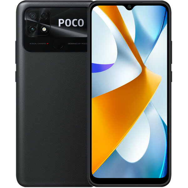 Смартфон POCO C40 4GB/64GB Power Black (220333QPG)