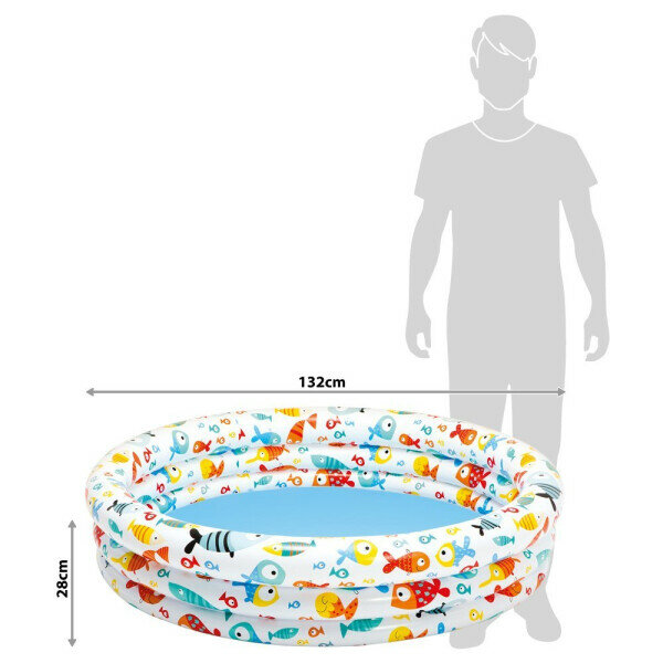 Надувной бассейн Intex Рыбки 59431
