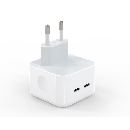 Адаптер питания/ зарядное устройство для Apple Dual USB-C +С 35W Power Adapter сетевое зарядное устройство apple 35w dual type c port power adapter парал импорт индия