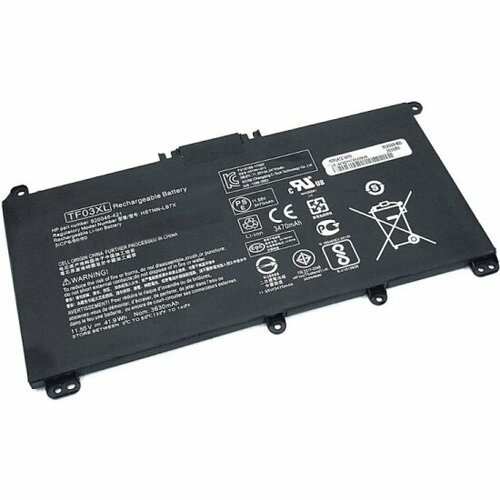 Аккумулятор для ноутбука Vbparts для HP 15-CC 15-CD (TF03XL) 11.55V 3630MAH
