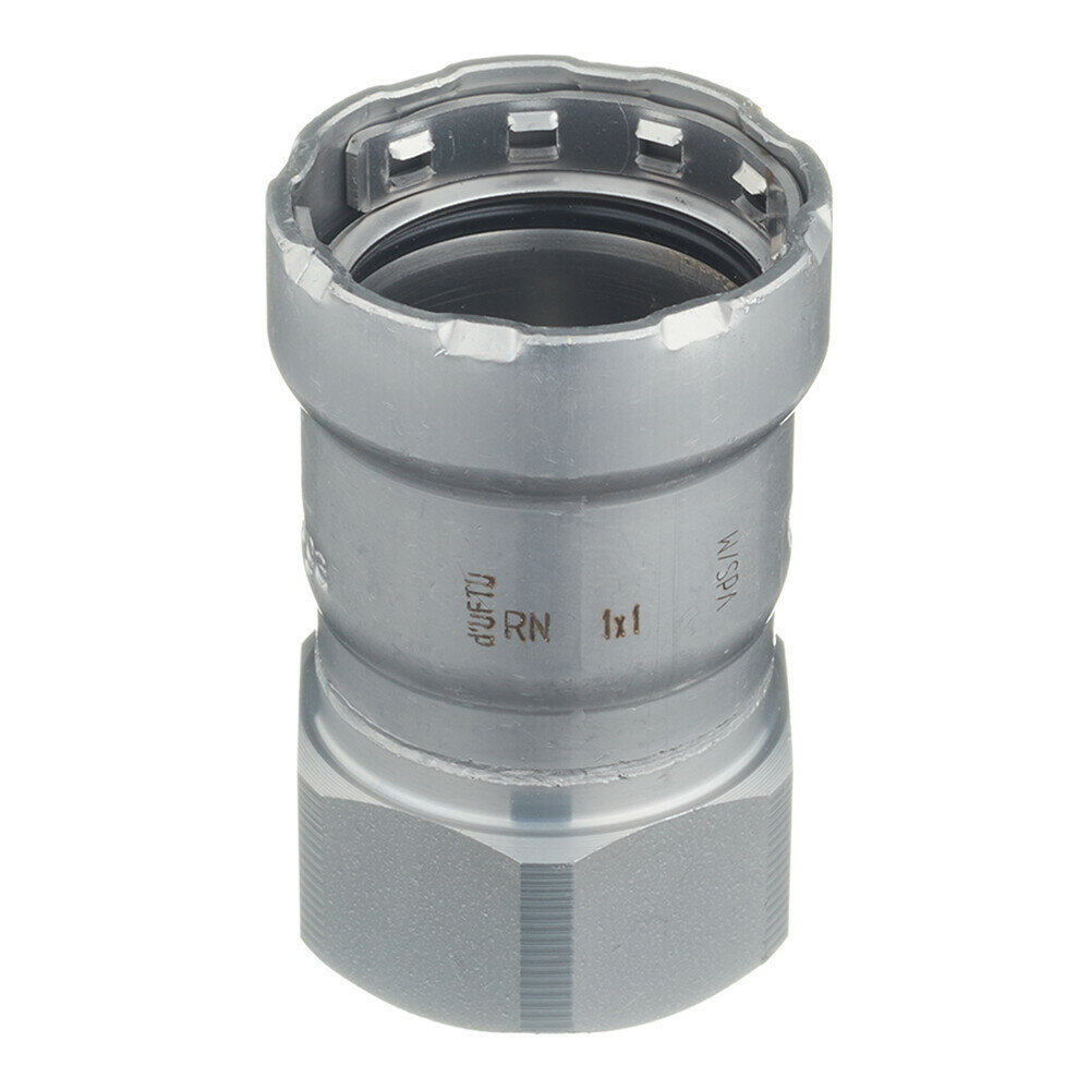 фото Муфта Viega Megapress SC-Contur (695354) 1 ВР(г) DN25 пресс нелегированная сталь с цинко-никелевым покрытием