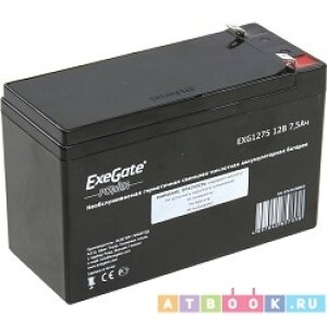 Аккумуляторная батарея ExeGate EP234538RUS 12В 7.5 А·ч - фото №2