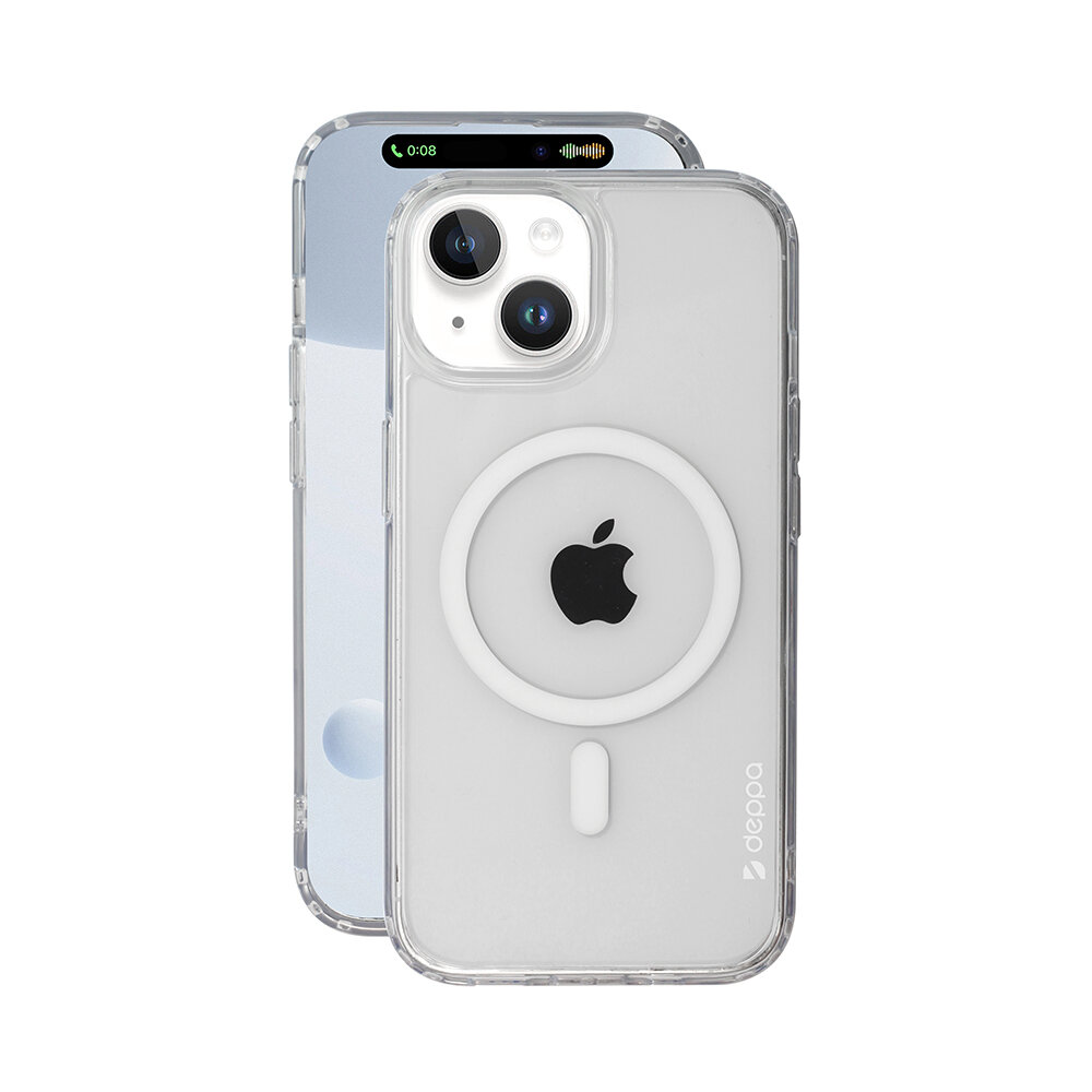 Чехол Gel Pro Magsafe для Apple iPhone 15, прозрачный, Deppa, Deppa 88408
